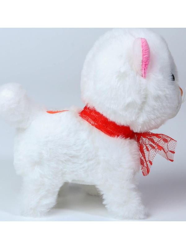 Интерактивная игрушка «Любимый питомец: Кошечка Мари», звук, ходит, Disney, цвет белый