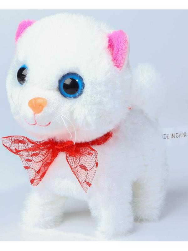 Интерактивная игрушка «Любимый питомец: Кошечка Мари», звук, ходит, Disney, цвет белый