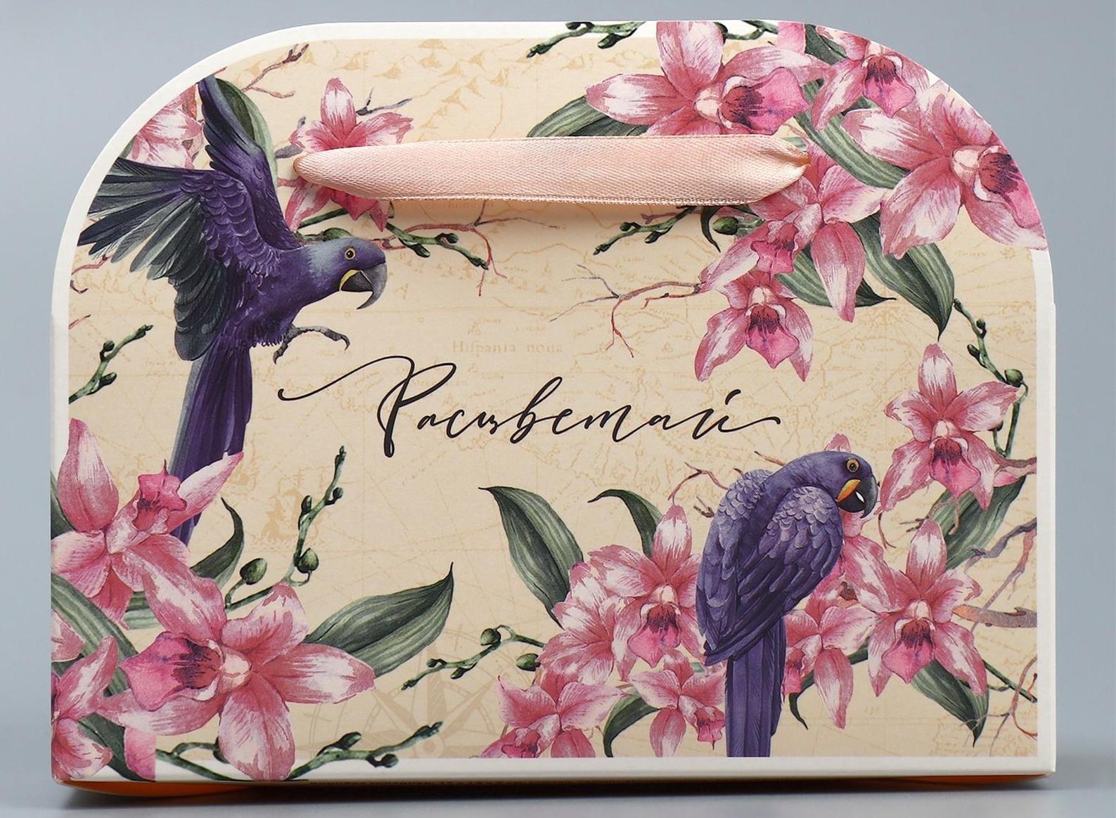 Переноска для цветов складная «Расцветай», 17 × 13 × 7 см