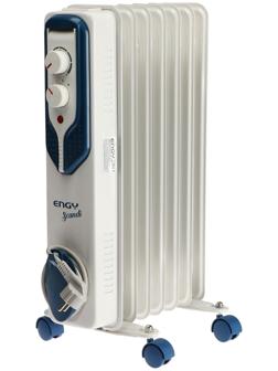 Обогреватель ENGY EN-2507, маслянный, 1500 Вт, 20 м², 7 секций, белый
