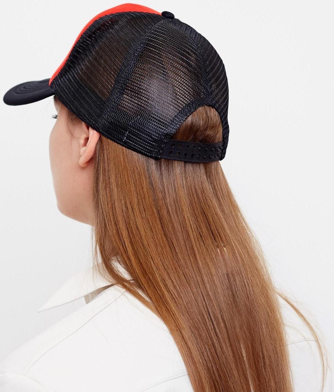 Бейсболка с сеткой MINAKU, цвет красный, размер 56-58