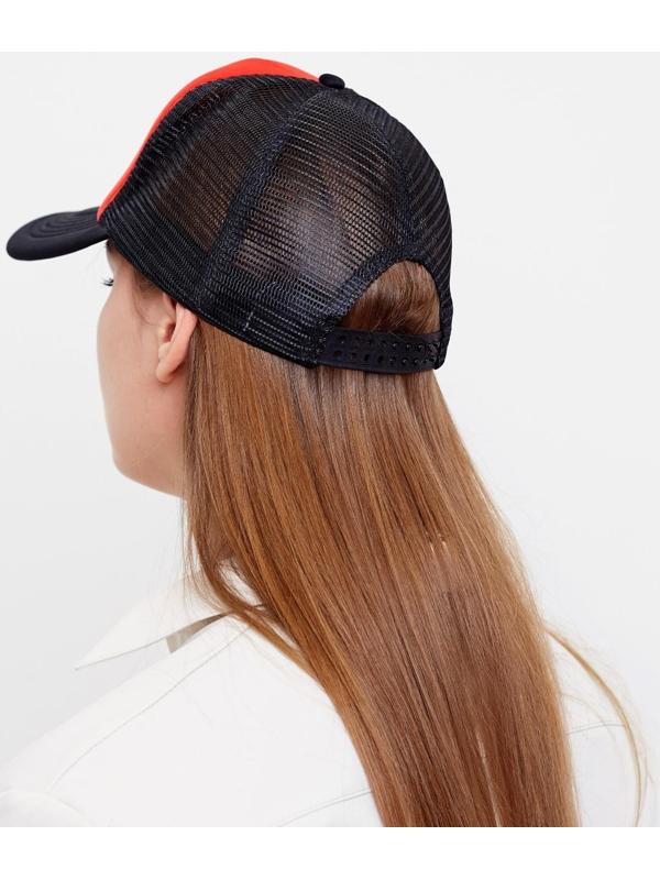 Бейсболка с сеткой MINAKU, цвет красный, размер 56-58