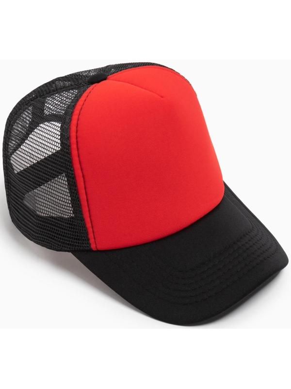 Бейсболка с сеткой MINAKU, цвет красный, размер 56-58