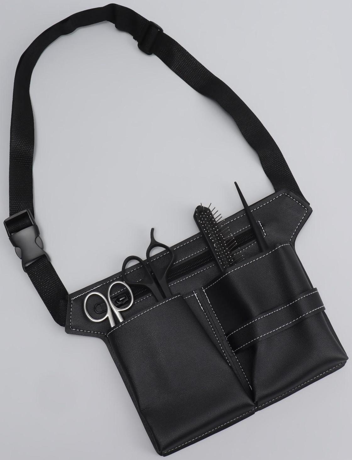 Сумка для мастера, 28 × 19,5 см, 2 кармана, 1 отдел, цвет чёрный