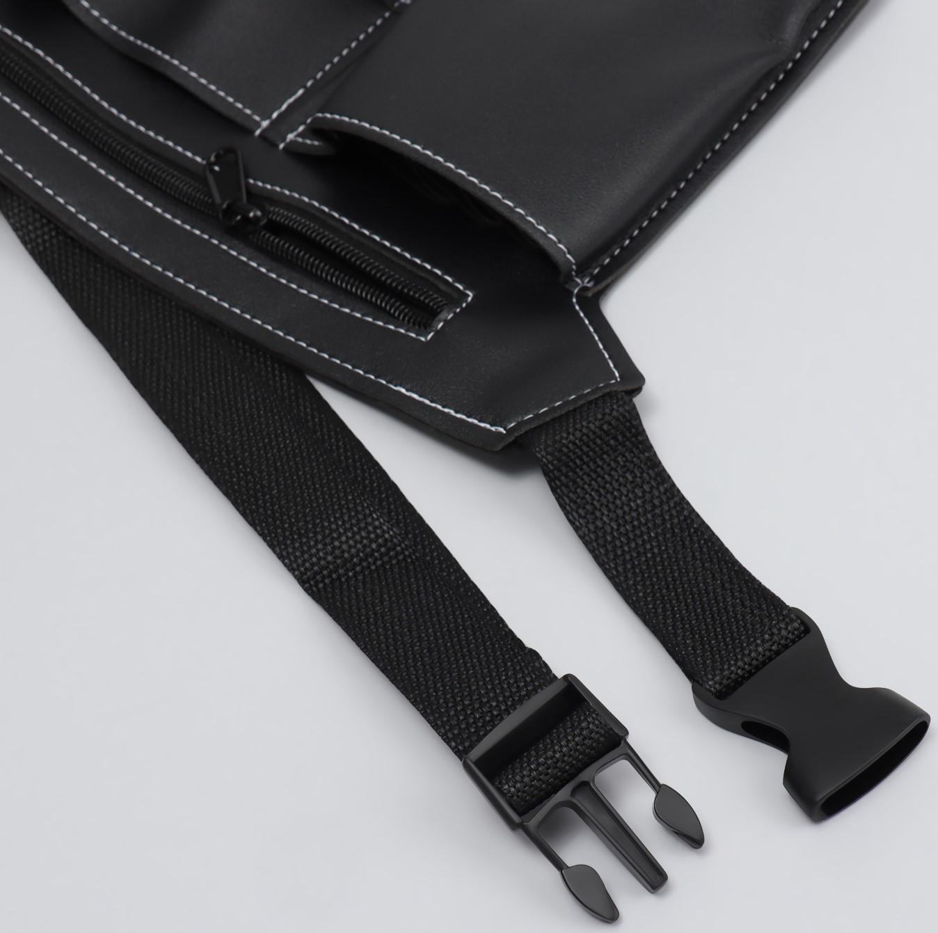 Сумка для мастера, 28 × 19,5 см, 2 кармана, 1 отдел, цвет чёрный