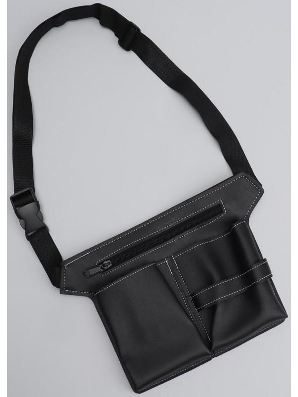 Сумка для мастера, 28 × 19,5 см, 2 кармана, 1 отдел, цвет чёрный