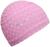 Шапочка для плавания взрослая, тканевая, обхват 54-60 см, цвет розовый