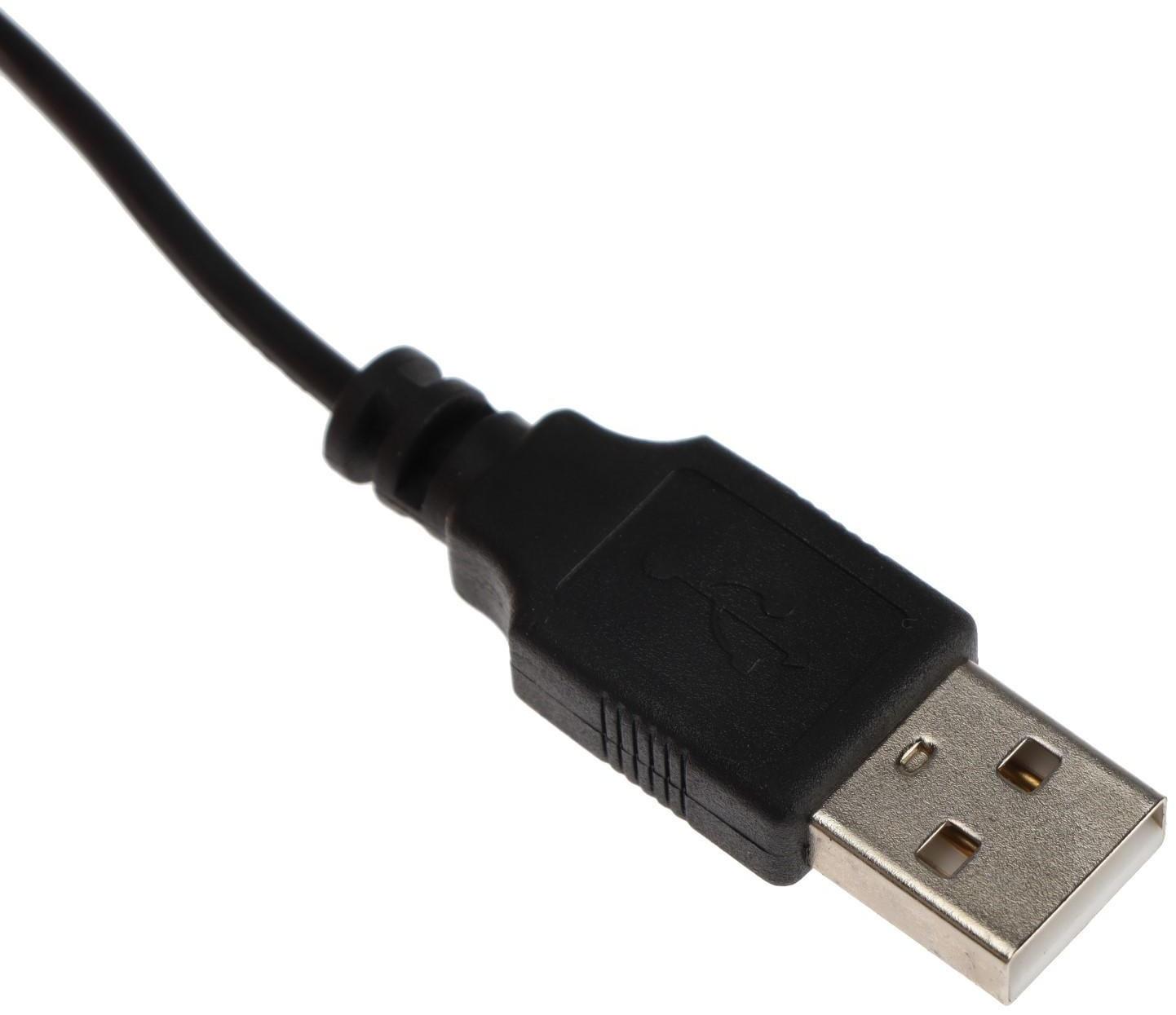 Компьютерные колонки 2.0 ExeGate Accord 200,  2х3Вт, USB, подсветка, черные