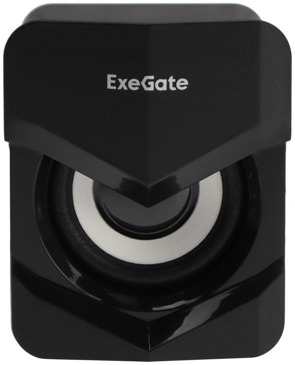 Компьютерные колонки 2.0 ExeGate Accord 200,  2х3Вт, USB, подсветка, черные