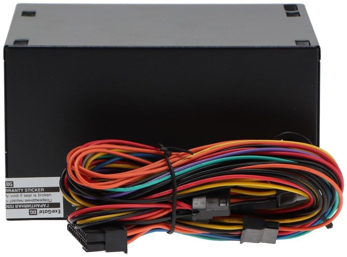 Блок питания ExeGate XP350, ATX, 350W, (24+4 pin), 120mm fan, 3х Sata