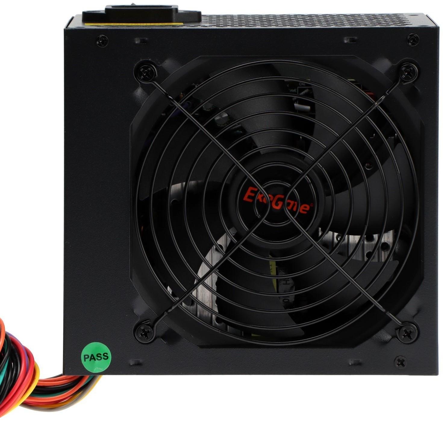 Блок питания ExeGate XP350, ATX, 350W, (24+4 pin), 120mm fan, 3х Sata