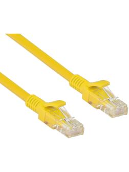 Патч-корд ExeGate UTP-RJ45-RJ45-5e-5M-YL, UTP 5е кат., RJ-45(m)-RJ-45(m), 5 м, жёлтый
