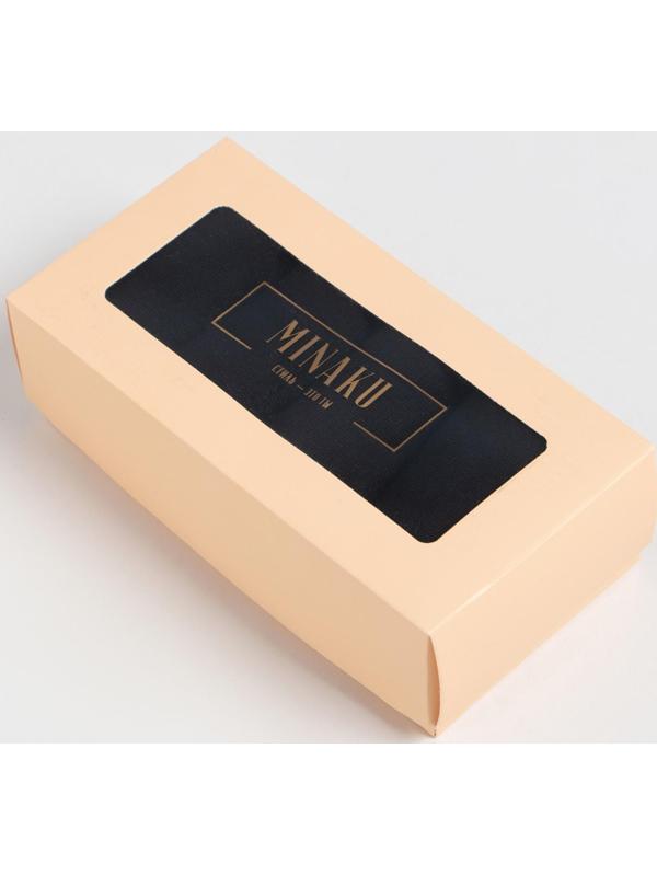 Набор носков MINAKU, 4 пары, цвет черный, р-р 41-43 (27 см)