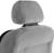 Защитная накидка под автокресло, 95 х 44 см, оксфорд, серый