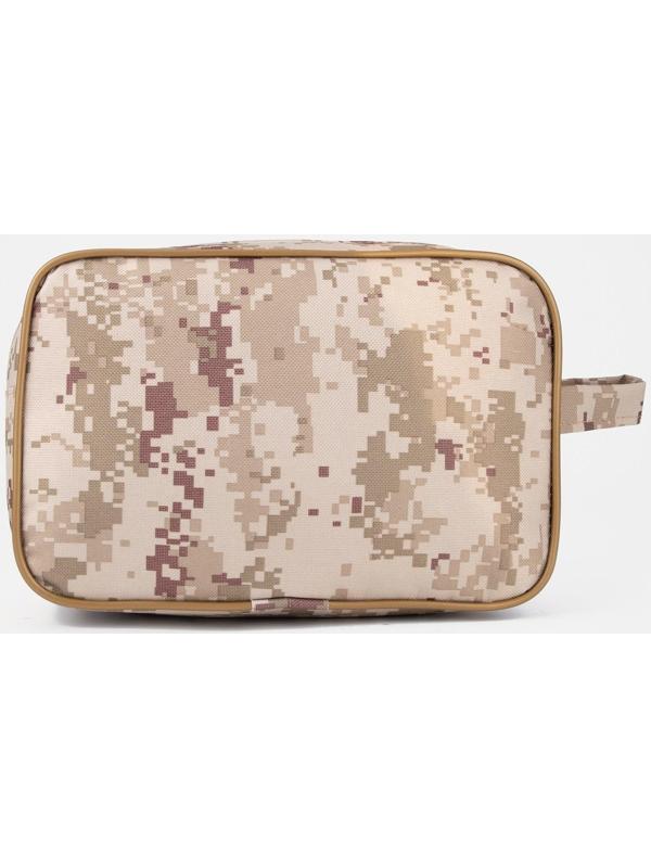 Косметичка на молнии, цвет бежевый