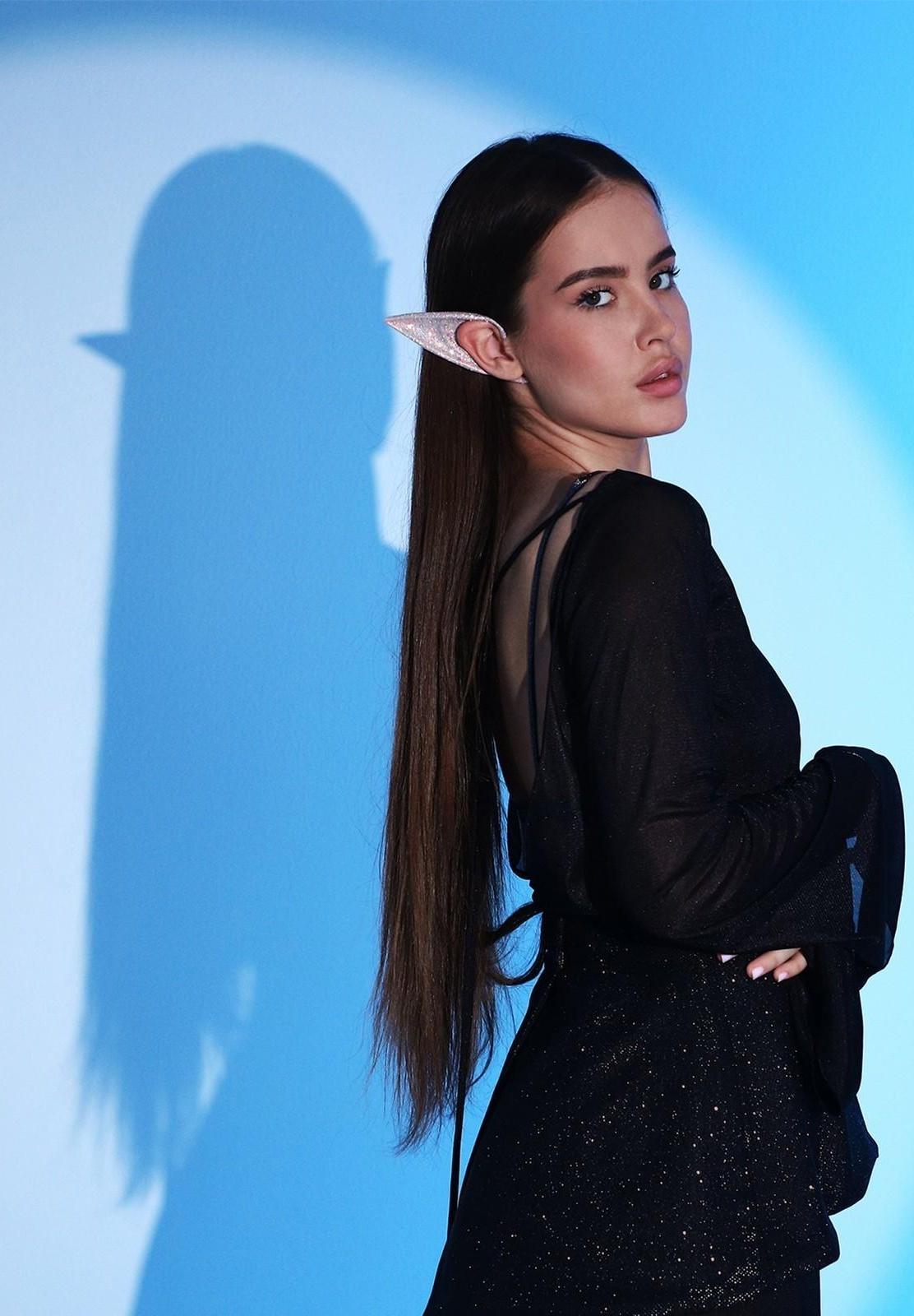 Карнавальные ушки Эльф, цвет серебро