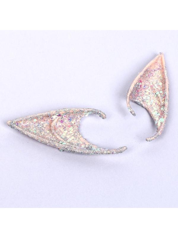 Карнавальные ушки Эльф, цвет серебро