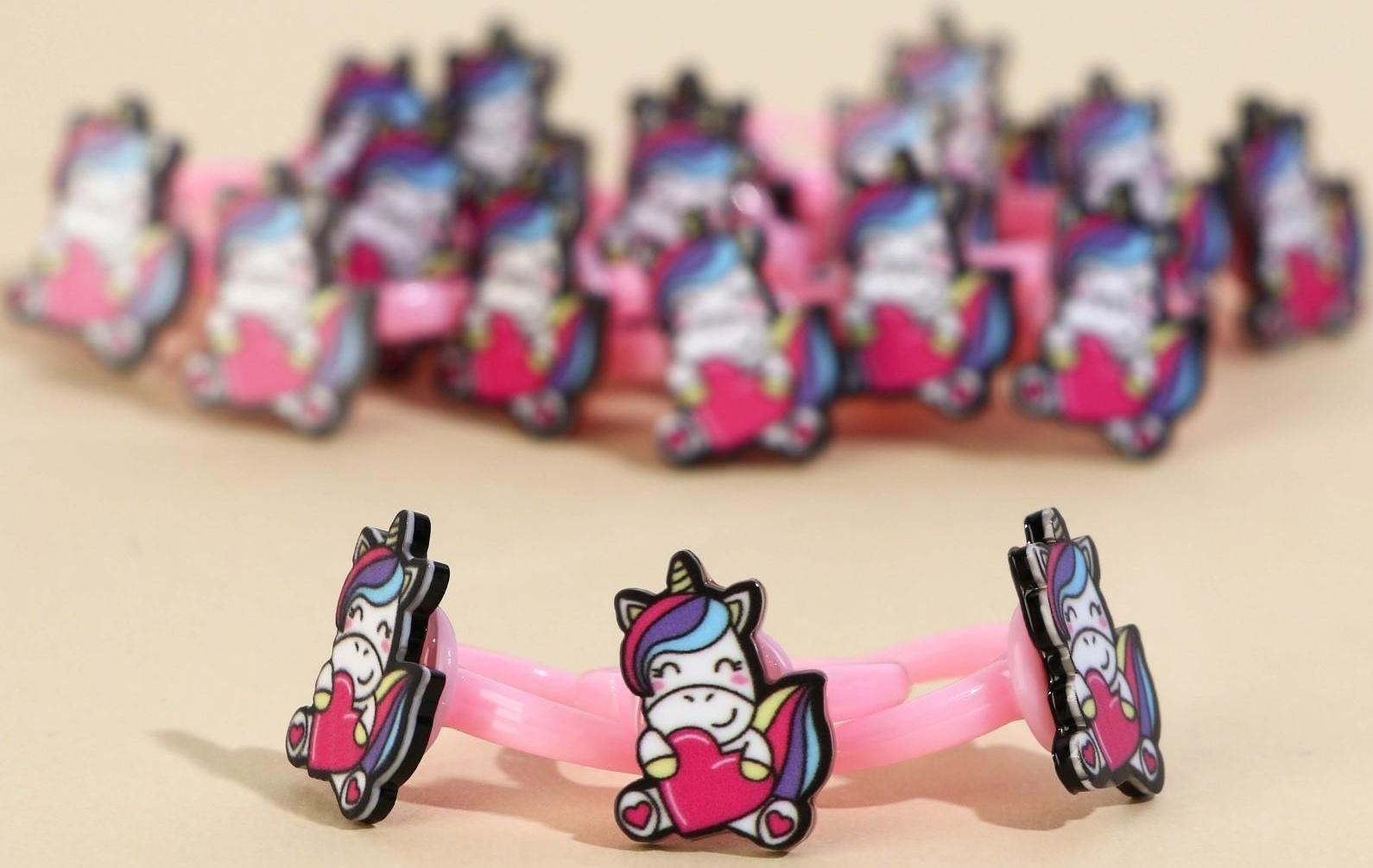 Кольцо детское «Единорог» 2 х 1,8 х 1,5 см