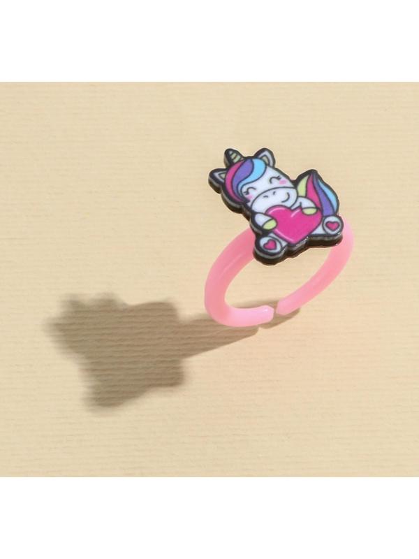 Кольцо детское «Единорог» 2 х 1,8 х 1,5 см