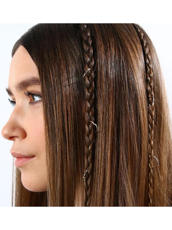 Колечки для волос «Baby girl», пирсинг, 6 шт.