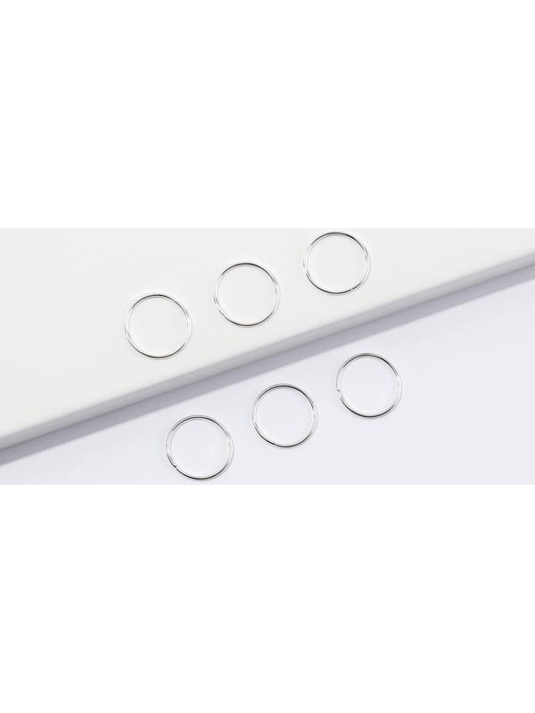 Колечки для волос «Baby girl», пирсинг, 6 шт.