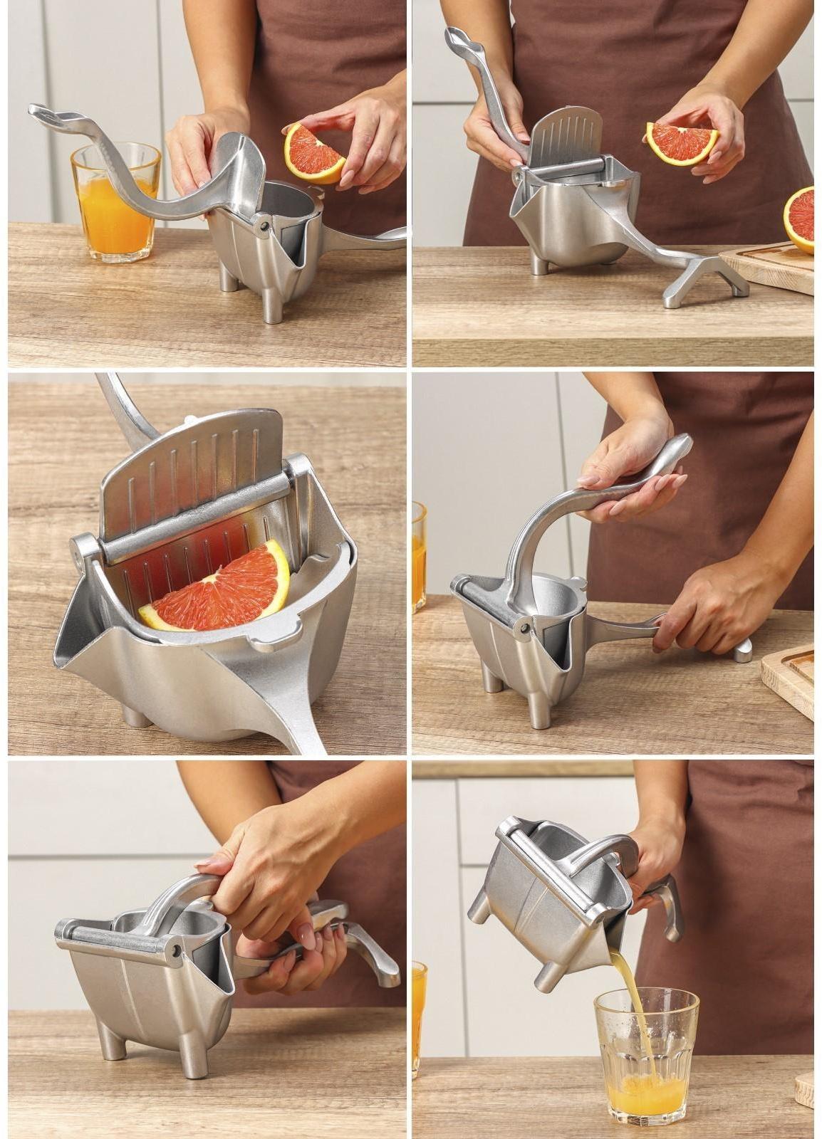 Соковыжималка ручная «Свежесть», алюминий