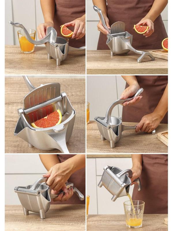 Соковыжималка ручная «Свежесть», алюминий