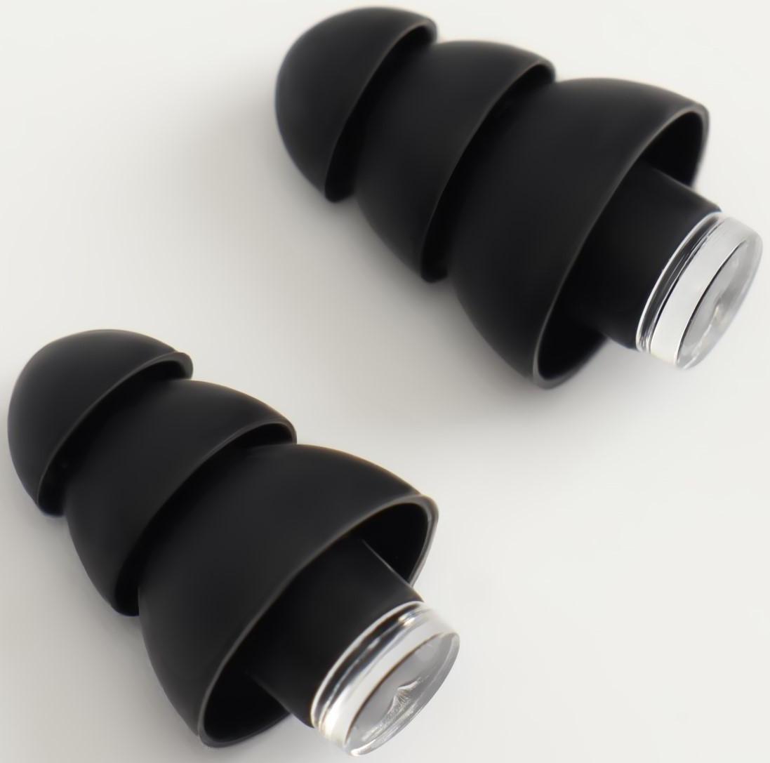 Набор беруш в силиконовом футляре, с брелоком, 3 пары, цвет МИКС