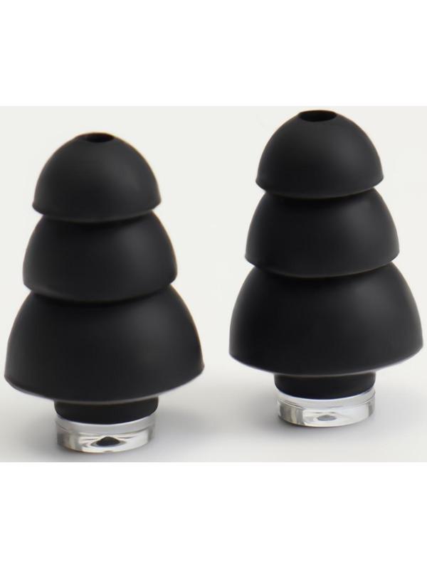 Набор беруш в силиконовом футляре, с брелоком, 3 пары, цвет МИКС