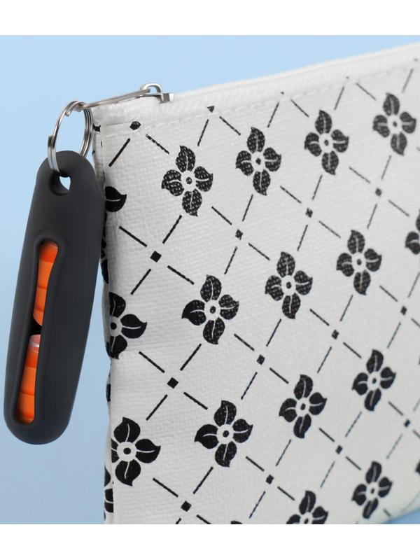 Набор беруш в силиконовом футляре, с брелоком, 3 пары, цвет МИКС