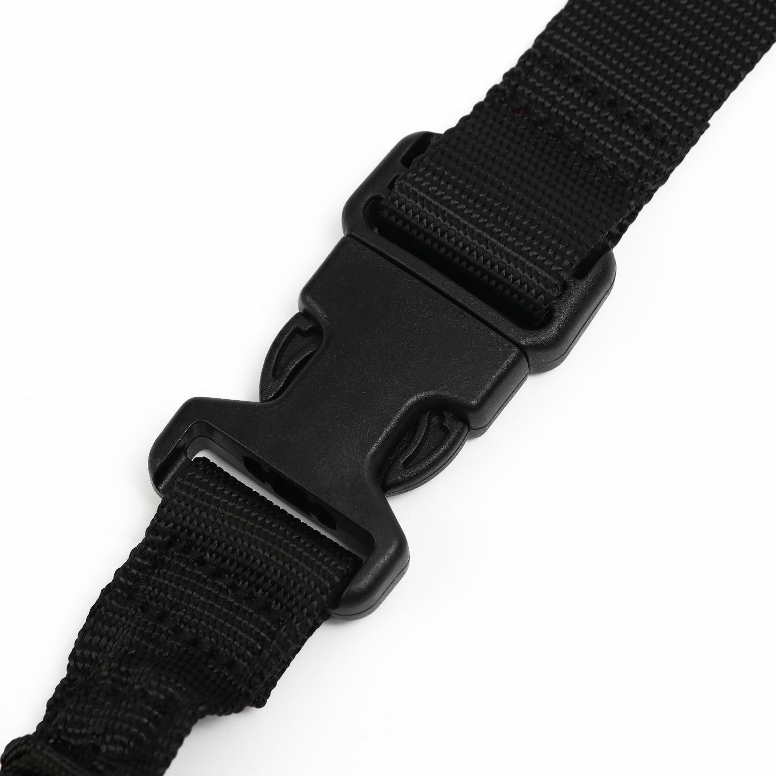 Ремень тактический с карабином, 75-110см, черный