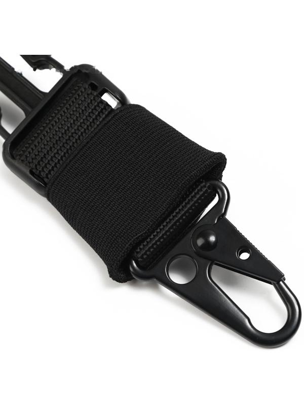 Ремень тактический с карабином, 75-110см, черный