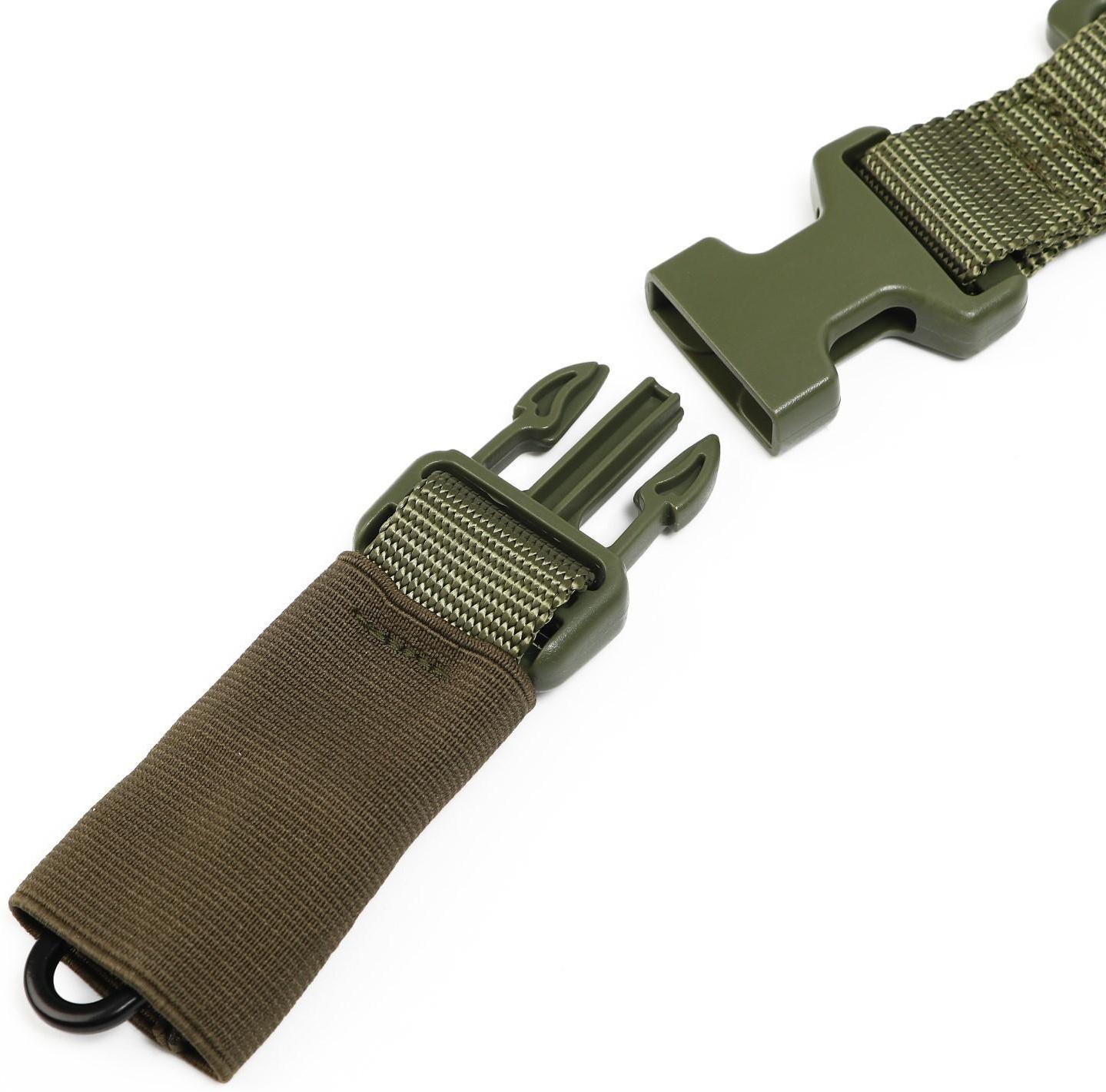 Ремень тактический с карабином, 75-110см, хаки