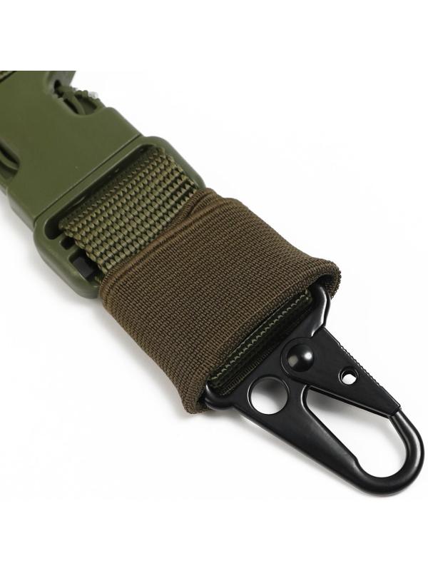 Ремень тактический с карабином, 75-110см, хаки