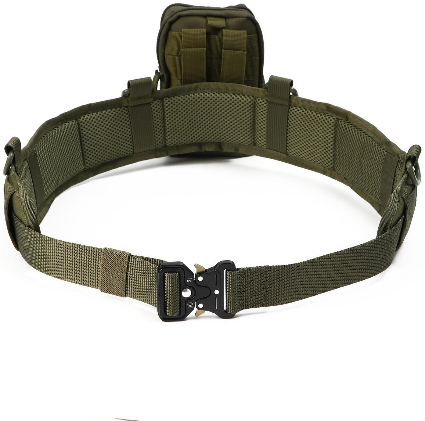 Ремень тактический с подвесами, 125 см, ширина 8,2 см, хаки