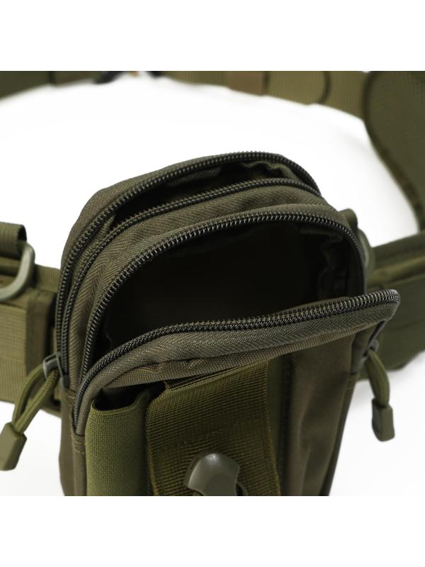 Ремень тактический с подвесами, 125 см, ширина 8,2 см, хаки