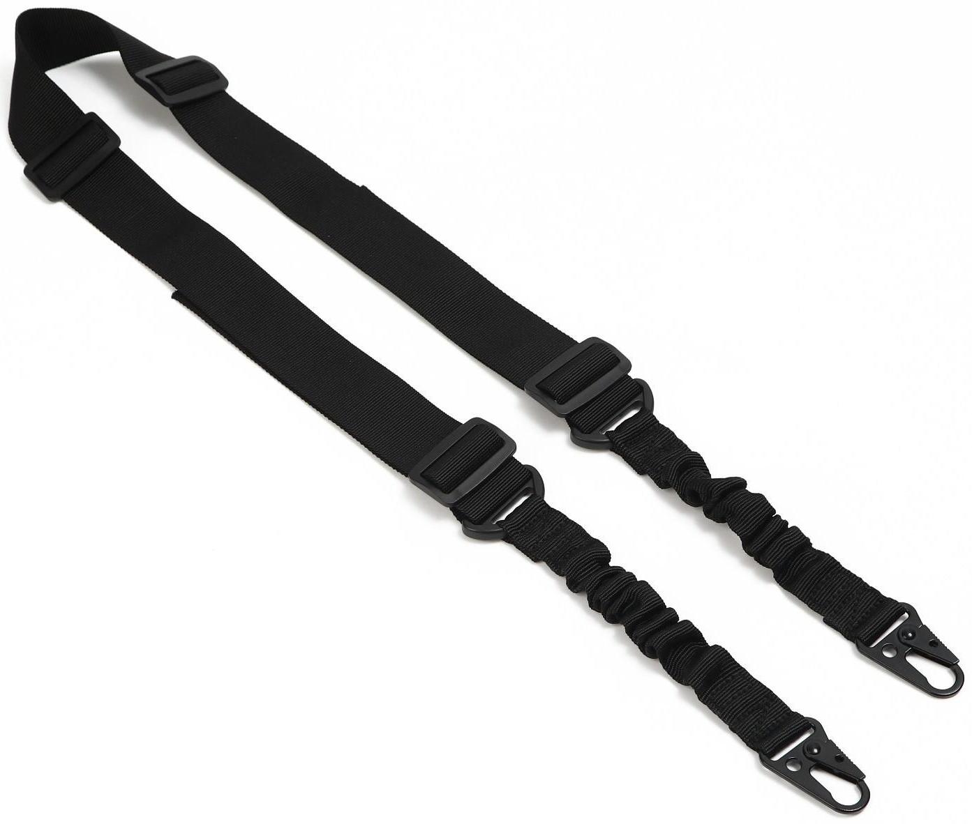 Ремень тактический с 2 карабинами, 135см, черный