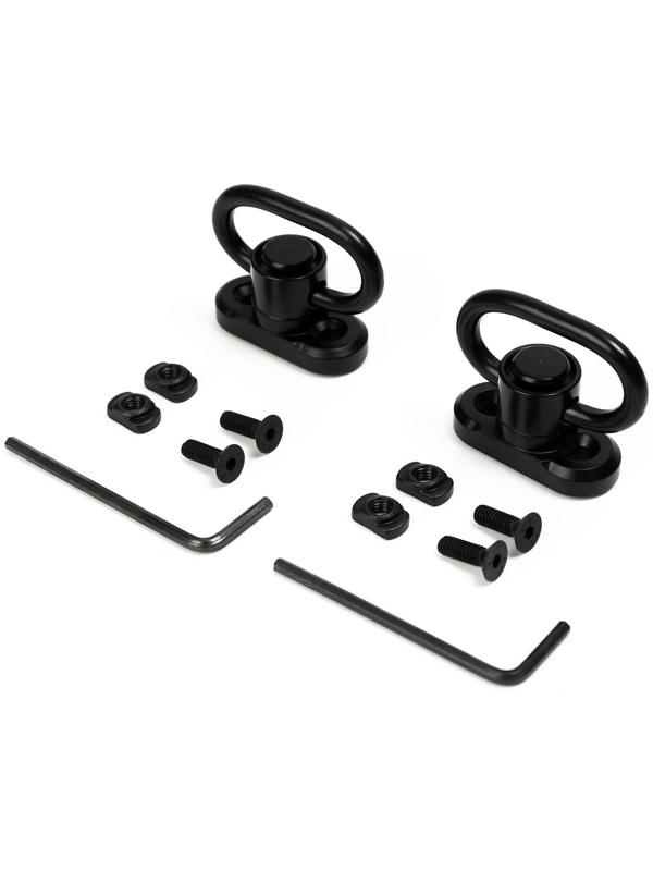 Ремень тактический с 2 карабинами, 135см, черный