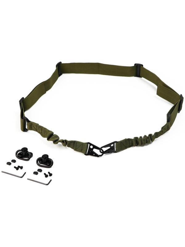 Ремень тактический с 2 карабинами, 135см, хаки