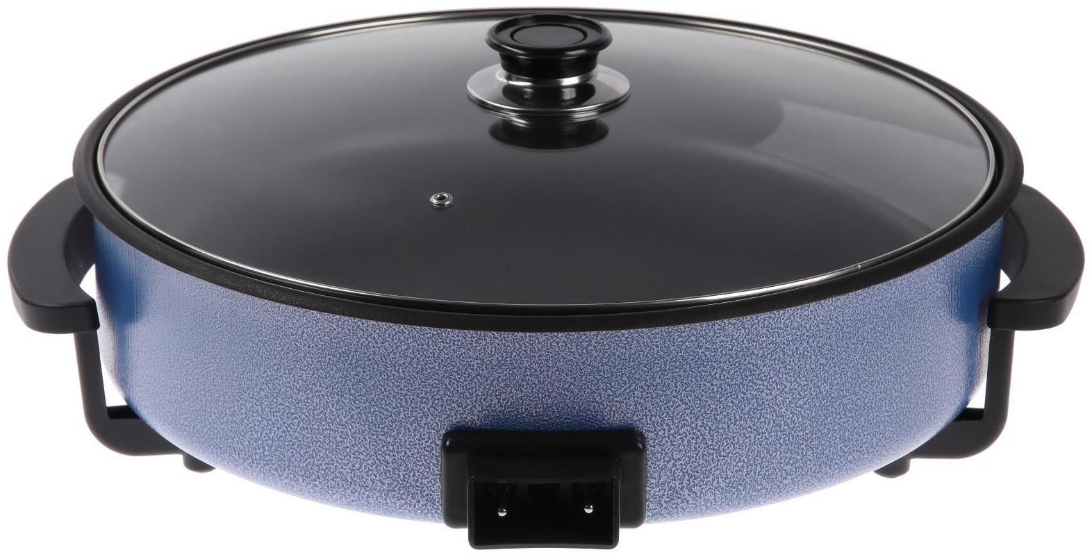 Сковорода электрическая Galaxy GL 2664, 1700 Вт, d=42 см, глубина 7 см, синяя
