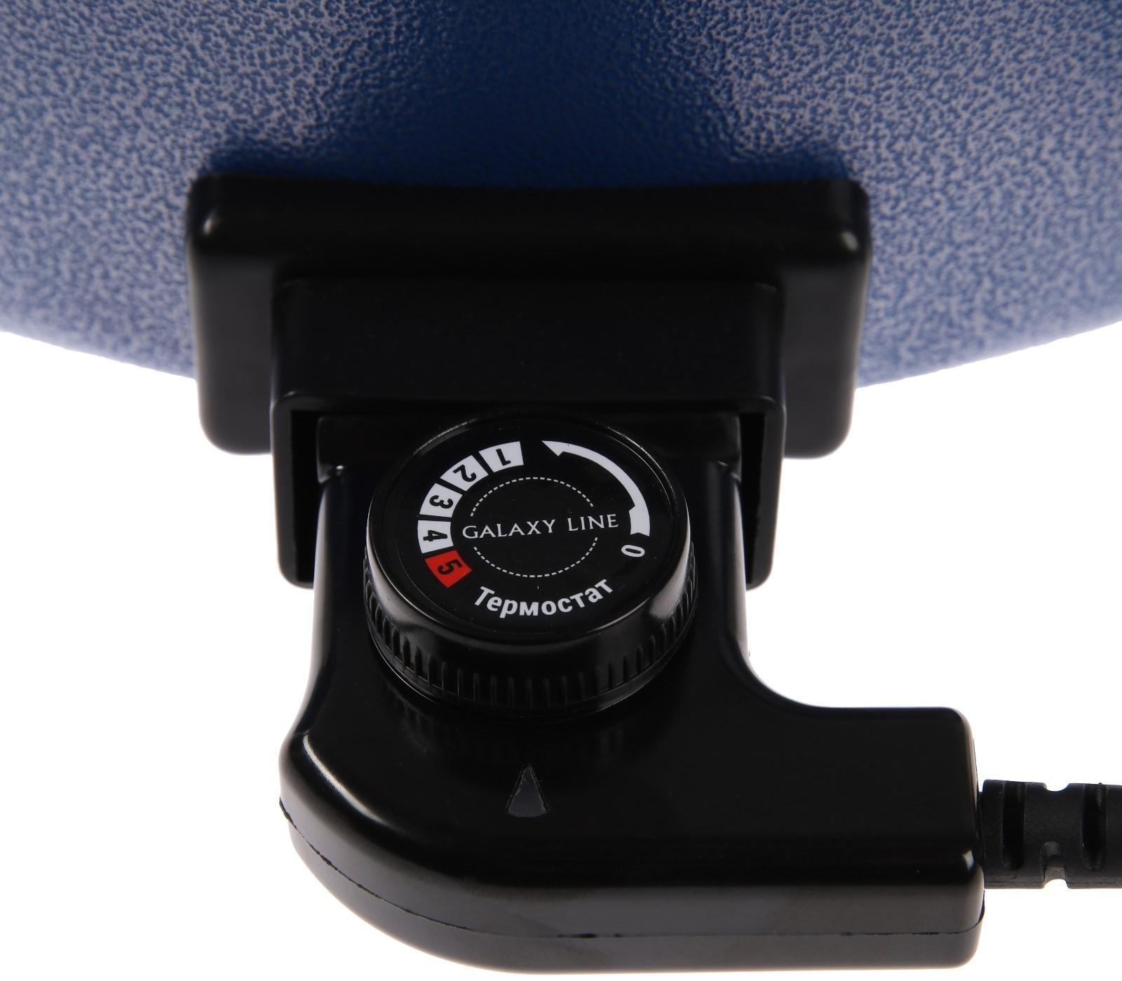 Сковорода электрическая Galaxy GL 2664, 1700 Вт, d=42 см, глубина 7 см, синяя