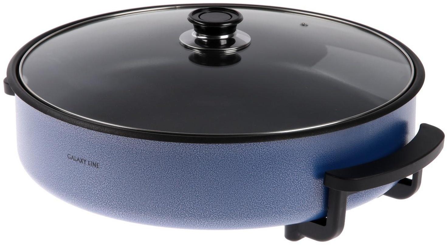 Сковорода электрическая Galaxy GL 2664, 1700 Вт, d=42 см, глубина 7 см, синяя