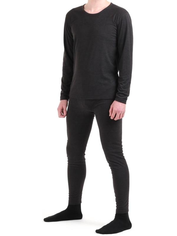 Термобелье мужское, размер XS, 42-44, цвет темно-серый