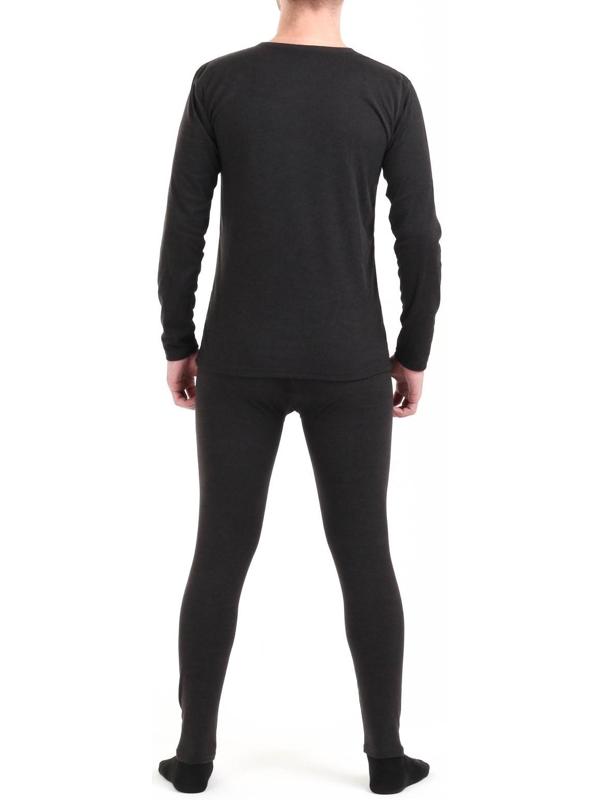 Термобелье мужское, размер S, 44-46, цвет темно-серый