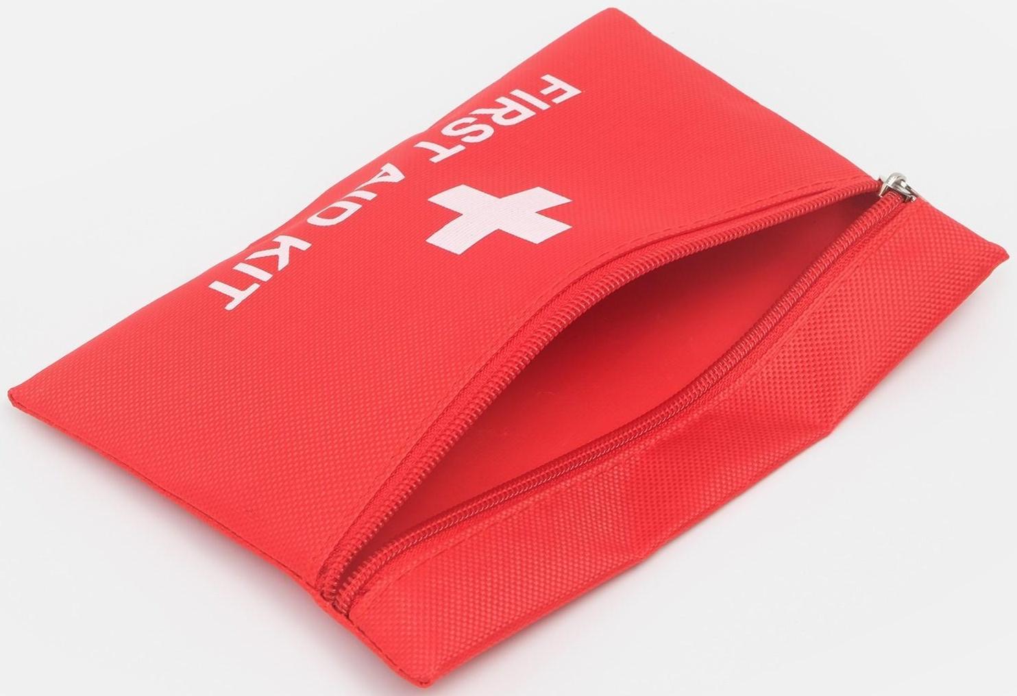 Аптечка походная, красная 14*20см