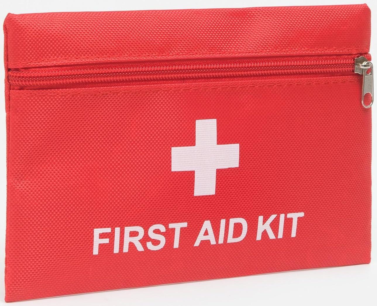 Аптечка походная, красная 14*20см
