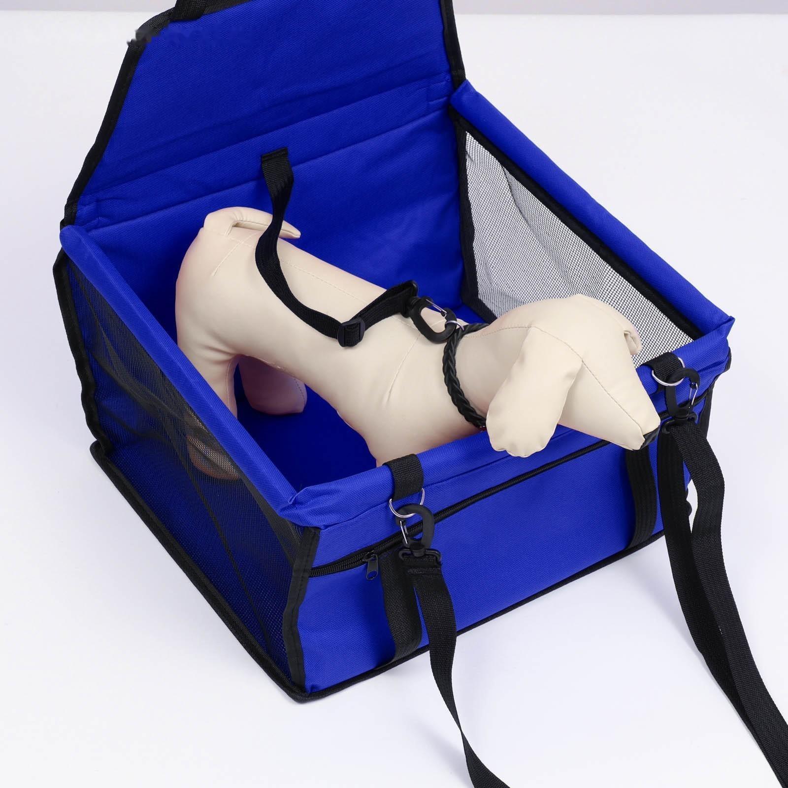 Автокресло для животных 40*30*25 см, синее