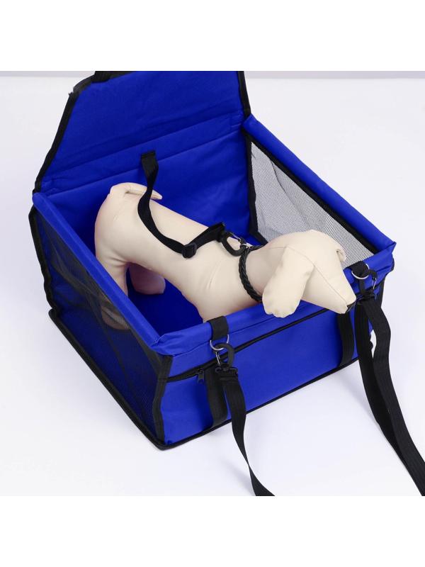 Автокресло для животных 40*30*25 см, синее