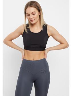 Топ женский, цвет чёрный, размер 46