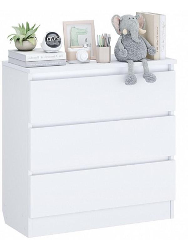 Комод Polini kids, 3 ящика, 800х350х797, белый